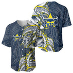 North Queensland Cowboys Baseball Jersey Polynesian Tribal Tattoo Pacific Sport Art