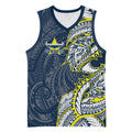 North Queensland Cowboys Basketball Jersey Polynesian Tribal Tattoo Pacific Sport Art
