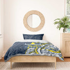 North Queensland Cowboys Bedding Set Polynesian Tribal Tattoo Pacific Sport Art