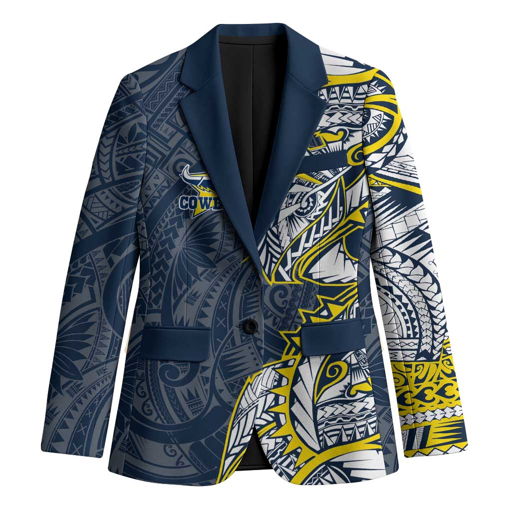 North Queensland Cowboys Blazer Polynesian Tribal Tattoo Pacific Sport Art