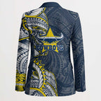 North Queensland Cowboys Blazer Polynesian Tribal Tattoo Pacific Sport Art