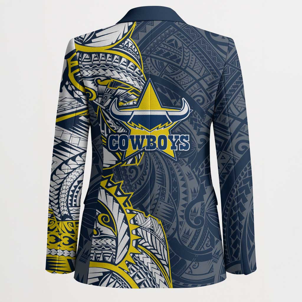 North Queensland Cowboys Blazer Polynesian Tribal Tattoo Pacific Sport Art