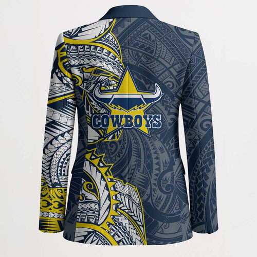 North Queensland Cowboys Blazer Polynesian Tribal Tattoo Pacific Sport Art