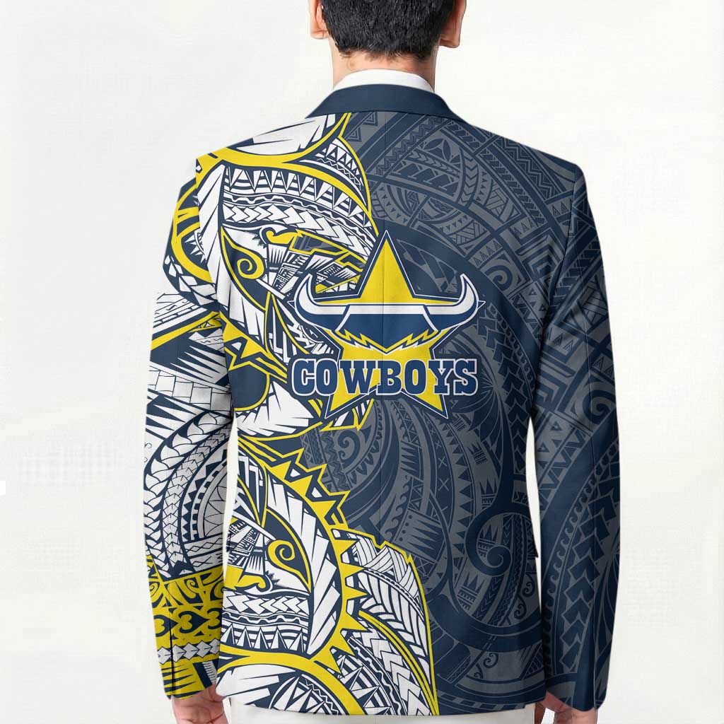 North Queensland Cowboys Blazer Polynesian Tribal Tattoo Pacific Sport Art