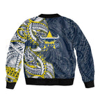 North Queensland Cowboys Bomber Jacket Polynesian Tribal Tattoo Pacific Sport Art