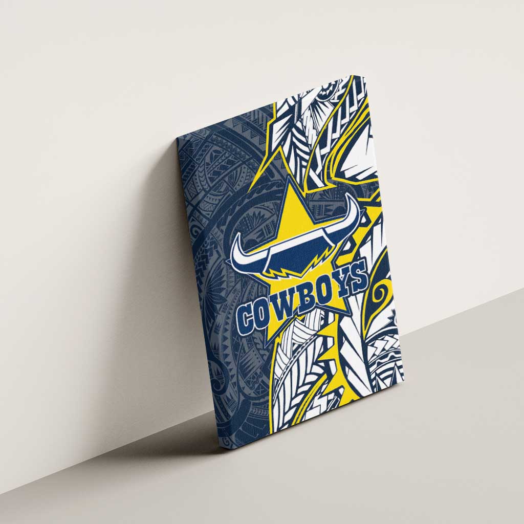 North Queensland Cowboys Canvas Wall Art Polynesian Tribal Tattoo Pacific Sport Art