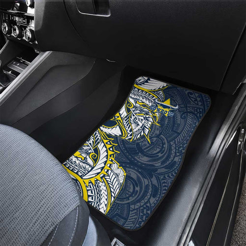 North Queensland Cowboys Car Mats Polynesian Tribal Tattoo Pacific Sport Art