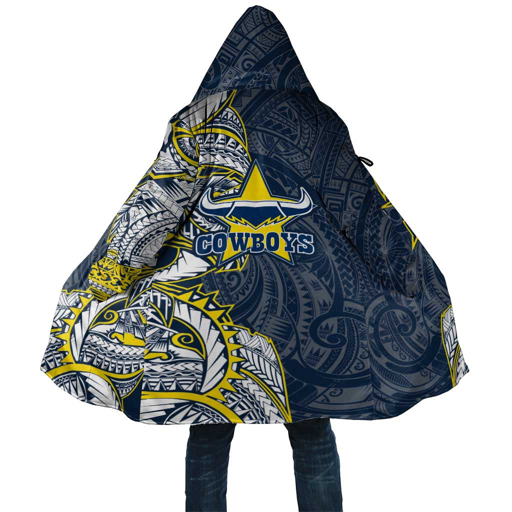 North Queensland Cowboys Cloak Polynesian Tribal Tattoo Pacific Sport Art