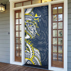 North Queensland Cowboys Door Cover Polynesian Tribal Tattoo Pacific Sport Art