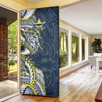 North Queensland Cowboys Door Cover Polynesian Tribal Tattoo Pacific Sport Art