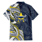 North Queensland Cowboys Family Matching Mermaid Dress and Hawaiian Shirt Polynesian Tribal Tattoo Pacific Sport Art
