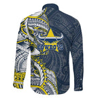 North Queensland Cowboys Family Matching Mermaid Dress and Hawaiian Shirt Polynesian Tribal Tattoo Pacific Sport Art