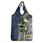 North Queensland Cowboys Grocery Bag Polynesian Tribal Tattoo Pacific Sport Art