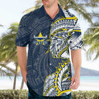 North Queensland Cowboys Hawaiian Shirt Polynesian Tribal Tattoo Pacific Sport Art