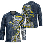 North Queensland Cowboys Hockey Jersey Polynesian Tribal Tattoo Pacific Sport Art