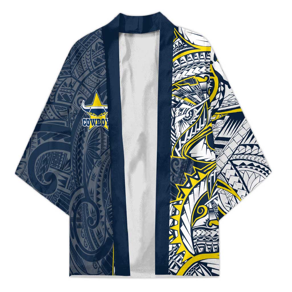 North Queensland Cowboys Kimono Polynesian Tribal Tattoo Pacific Sport Art