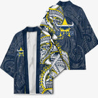 North Queensland Cowboys Kimono Polynesian Tribal Tattoo Pacific Sport Art