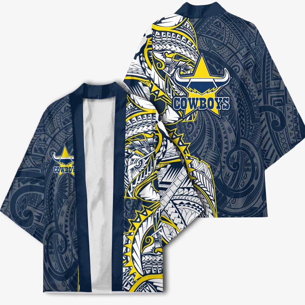 North Queensland Cowboys Kimono Polynesian Tribal Tattoo Pacific Sport Art