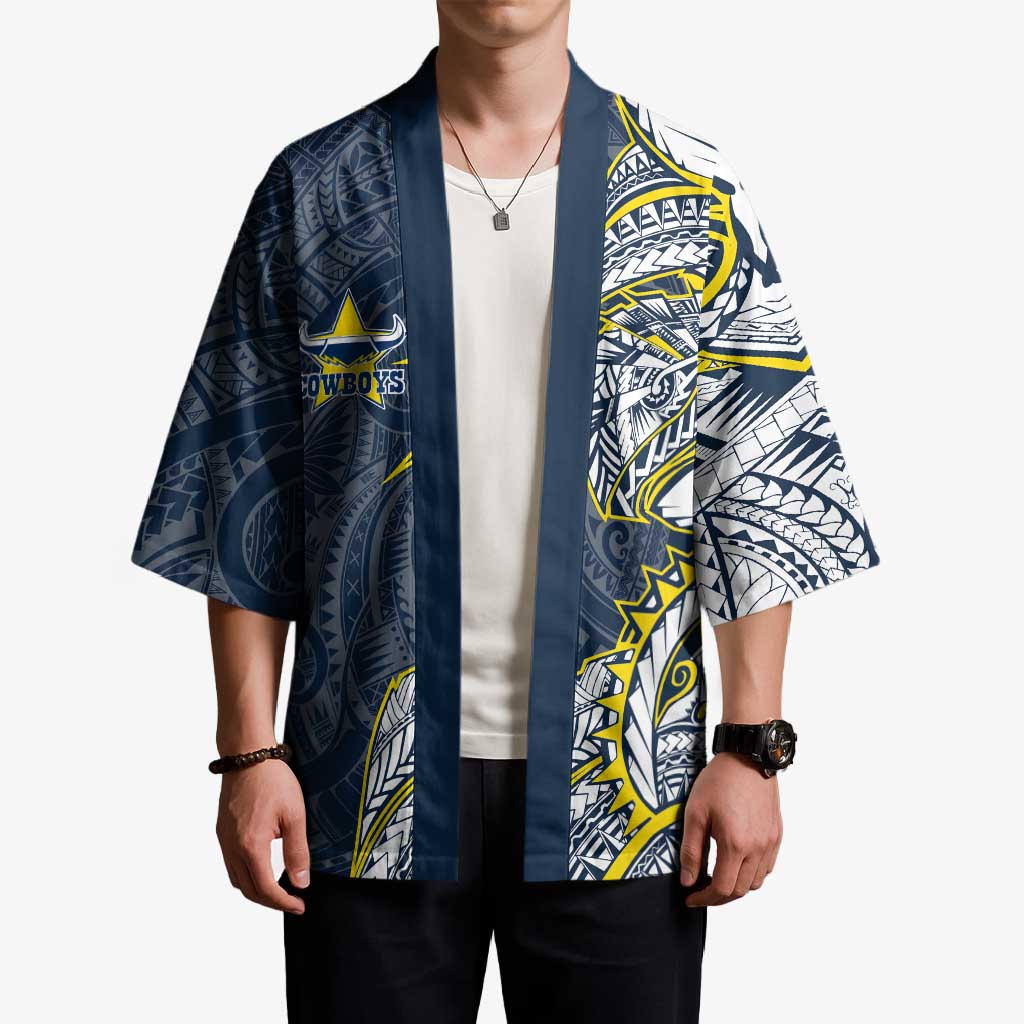 North Queensland Cowboys Kimono Polynesian Tribal Tattoo Pacific Sport Art