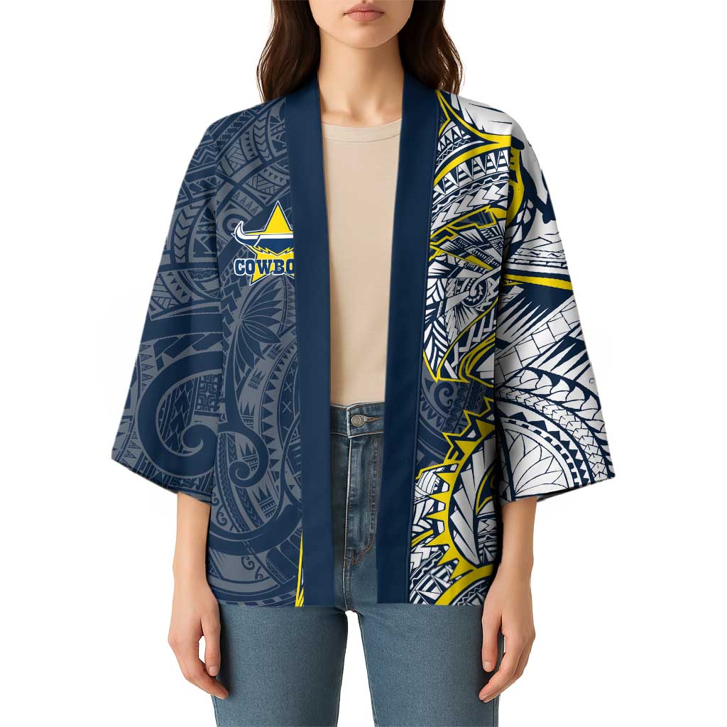 North Queensland Cowboys Kimono Polynesian Tribal Tattoo Pacific Sport Art