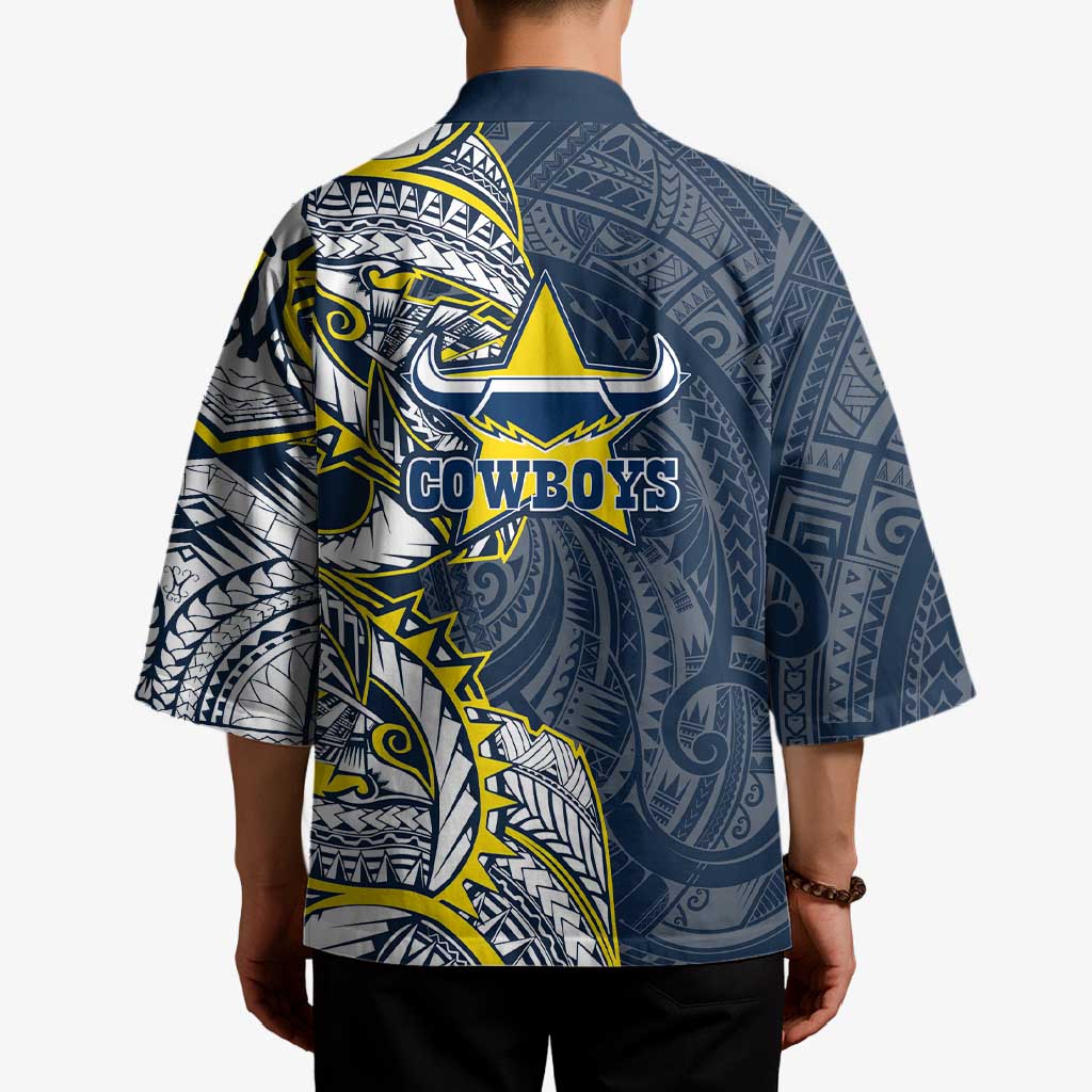 North Queensland Cowboys Kimono Polynesian Tribal Tattoo Pacific Sport Art