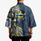 North Queensland Cowboys Kimono Polynesian Tribal Tattoo Pacific Sport Art