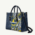 North Queensland Cowboys Leather Bag Polynesian Tribal Tattoo Pacific Sport Art