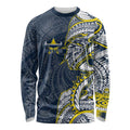 North Queensland Cowboys Long Sleeve Shirt Polynesian Tribal Tattoo Pacific Sport Art