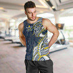 North Queensland Cowboys Men Tank Top Polynesian Tribal Tattoo Pacific Sport Art