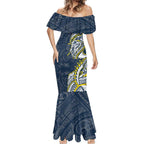 North Queensland Cowboys Mermaid Dress Polynesian Tribal Tattoo Pacific Sport Art