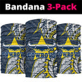 North Queensland Cowboys Neck Gaiter Polynesian Tribal Tattoo Pacific Sport Art
