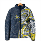 North Queensland Cowboys Padded Jacket Polynesian Tribal Tattoo Pacific Sport Art