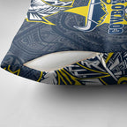 North Queensland Cowboys Pillow Cover Polynesian Tribal Tattoo Pacific Sport Art
