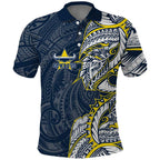 North Queensland Cowboys Polo Shirt Polynesian Tribal Tattoo Pacific Sport Art