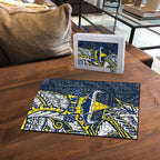 North Queensland Cowboys Puzzle Polynesian Tribal Tattoo Pacific Sport Art