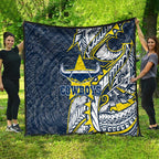 North Queensland Cowboys Quilt Polynesian Tribal Tattoo Pacific Sport Art