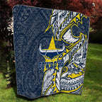 North Queensland Cowboys Quilt Polynesian Tribal Tattoo Pacific Sport Art