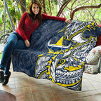 North Queensland Cowboys Quilt Polynesian Tribal Tattoo Pacific Sport Art