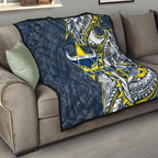 North Queensland Cowboys Quilt Polynesian Tribal Tattoo Pacific Sport Art