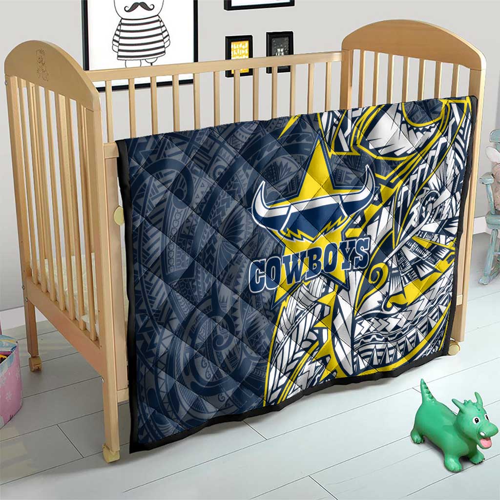North Queensland Cowboys Quilt Polynesian Tribal Tattoo Pacific Sport Art