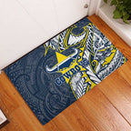 North Queensland Cowboys Rubber Doormat Polynesian Tribal Tattoo Pacific Sport Art