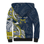 North Queensland Cowboys Sherpa Hoodie Polynesian Tribal Tattoo Pacific Sport Art