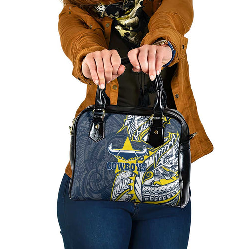 North Queensland Cowboys Shoulder Handbag Polynesian Tribal Tattoo Pacific Sport Art