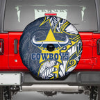 North Queensland Cowboys Spare Tire Cover Polynesian Tribal Tattoo Pacific Sport Art