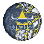 North Queensland Cowboys Spare Tire Cover Polynesian Tribal Tattoo Pacific Sport Art
