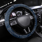 North Queensland Cowboys Steering Wheel Cover Polynesian Tribal Tattoo Pacific Sport Art