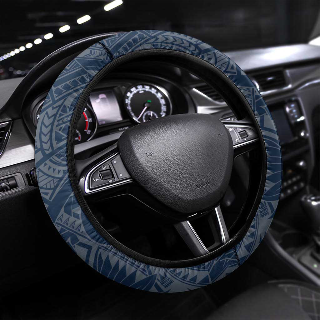 North Queensland Cowboys Steering Wheel Cover Polynesian Tribal Tattoo Pacific Sport Art