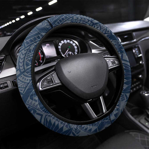 North Queensland Cowboys Steering Wheel Cover Polynesian Tribal Tattoo Pacific Sport Art