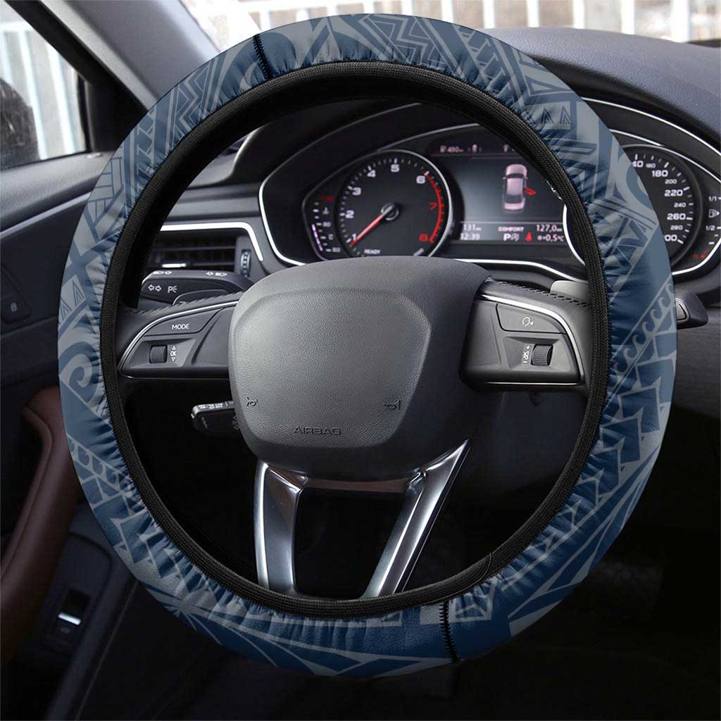 North Queensland Cowboys Steering Wheel Cover Polynesian Tribal Tattoo Pacific Sport Art