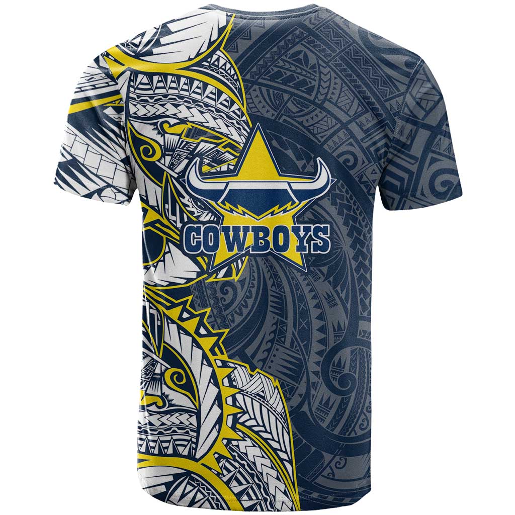 North Queensland Cowboys T Shirt Polynesian Tribal Tattoo Pacific Sport Art